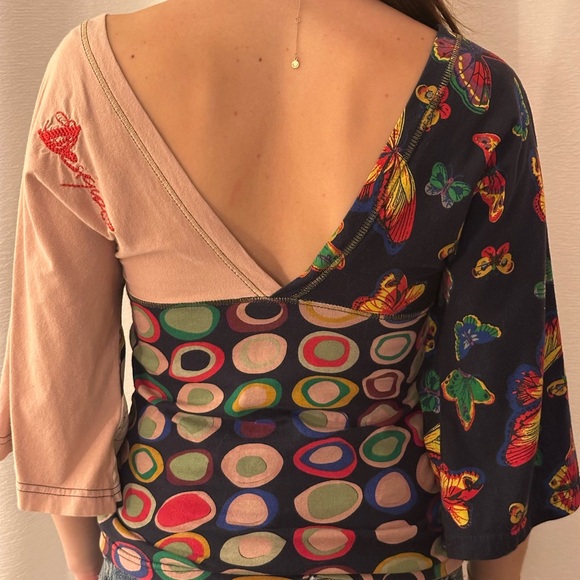 Desigual Japanese Butterly Top - Picture 2 of 5